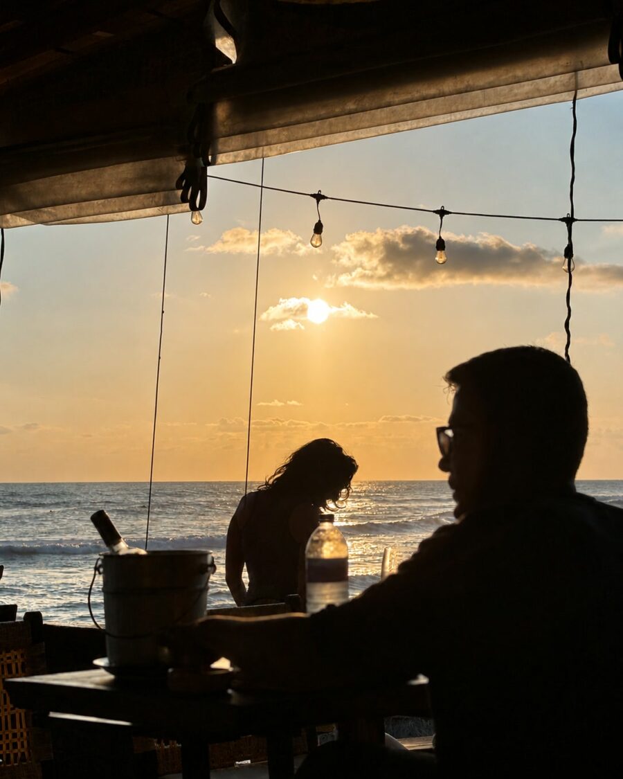 Sundowners at the bar